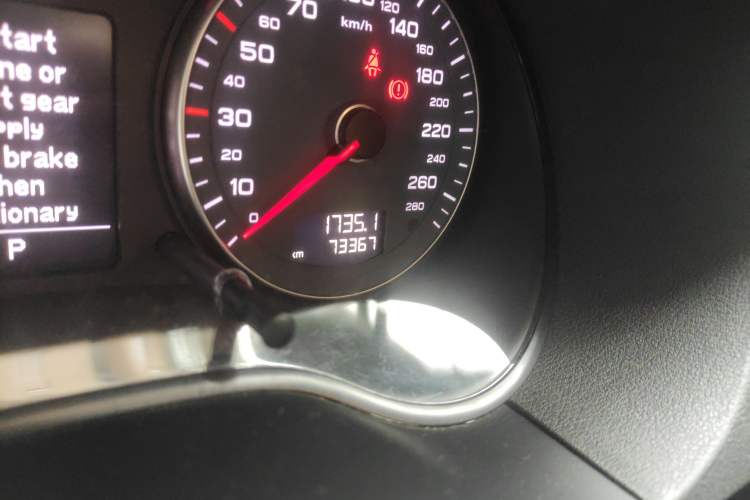 Used Audi A3 2013 Sportback 30 TFSI Comfort Model Odometer Close Up