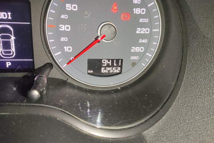 Used Audi A3 2013 Sportback 30 TFSI Luxury Model Odometer Close Up