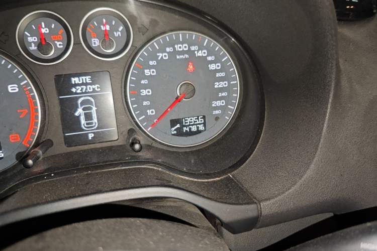 Used Audi A3 2013 Sportback 30 TFSI Luxury Model Odometer Close Up