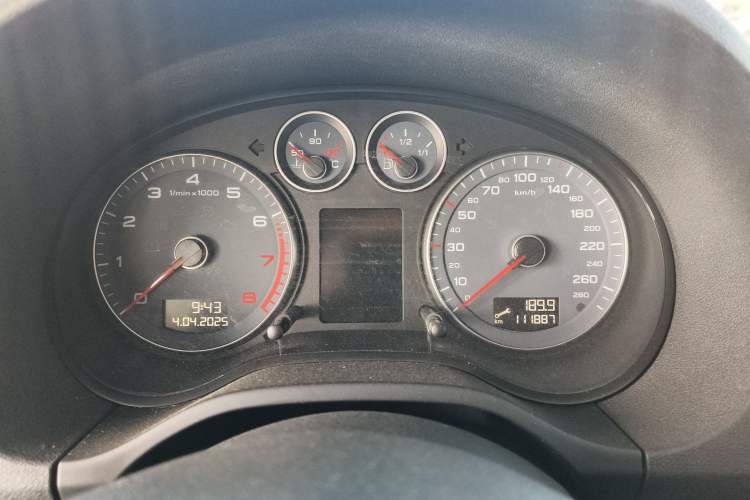 Used Audi A3 2013 Sportback 30 TFSI Luxury Model Odometer Close Up