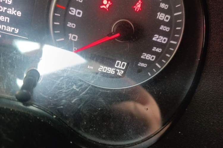 Used Audi A3 2013 Sportback 35 TFSI Luxury Model Odometer Close Up