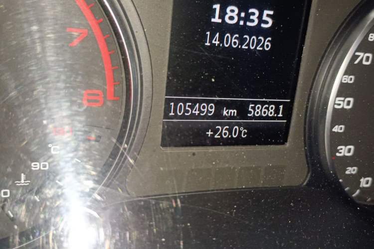 Used Audi A3 2014 Sportback 40 TFSI S line Comfort Model Odometer Close Up