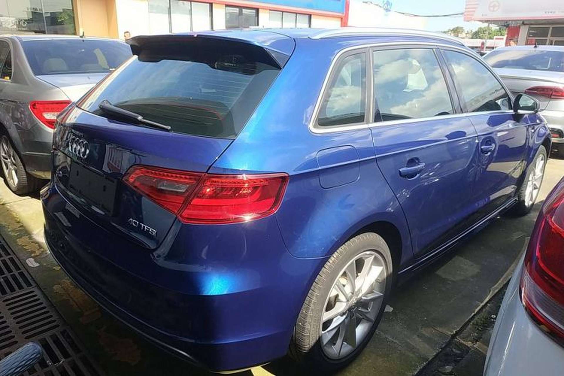 Used Audi A3 2014 Sportback 40 TFSI S line Comfort Model Rear Right 45 Deg