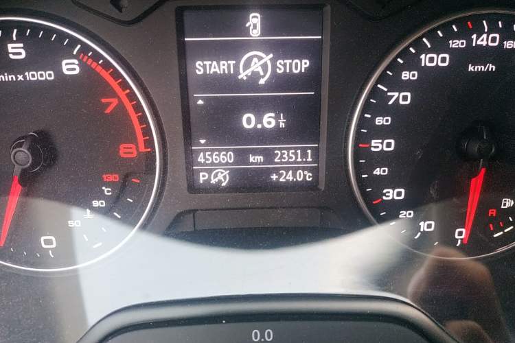 Used Audi A3 2014 Sportback 35 TFSI Automatic Style Edition Odometer Close Up