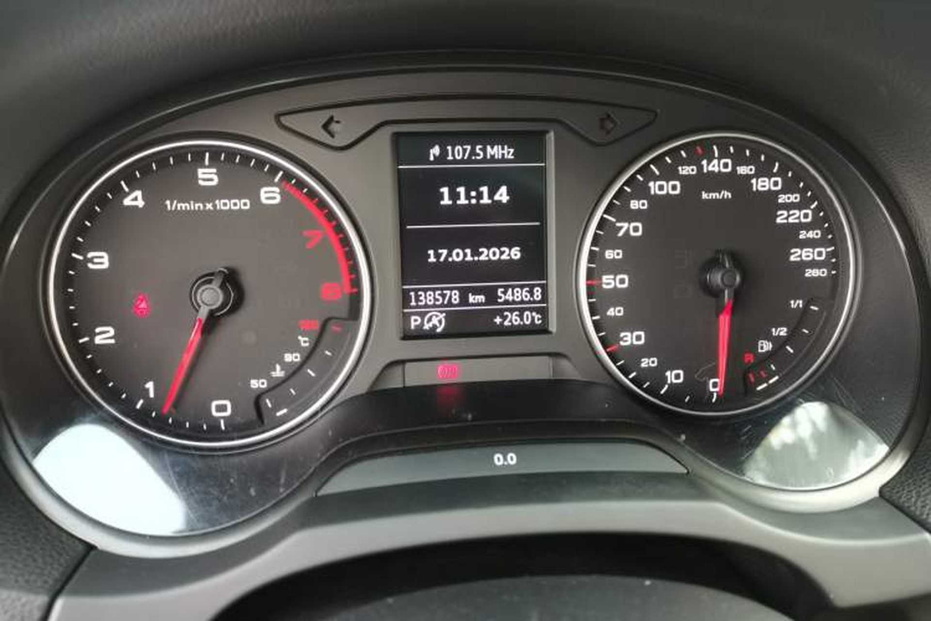 Used Audi A3 2014 Limousine 35 TFSI Automatic Comfort Model Instrument Cluster
