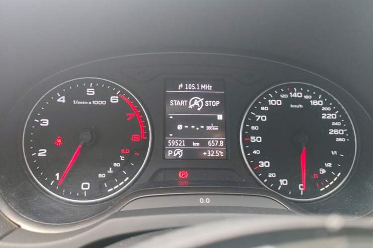 Used Audi A3 2014 Limousine 35 TFSI Automatic Comfort Model Instrument Cluster