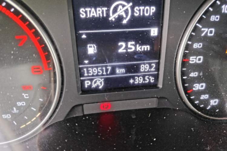 Used Audi A3 2014 Sportback 35 TFSI Automatic Ambition Edition Odometer Close Up