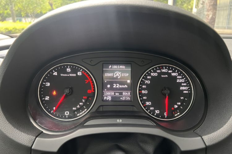 Used Audi A3 2014 Limousine 35 TFSI Automatic Comfort Model Odometer Close Up
