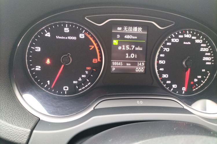 Used Audi A3 2014 Sportback 40 TFSI S line Luxury Model Odometer Close Up