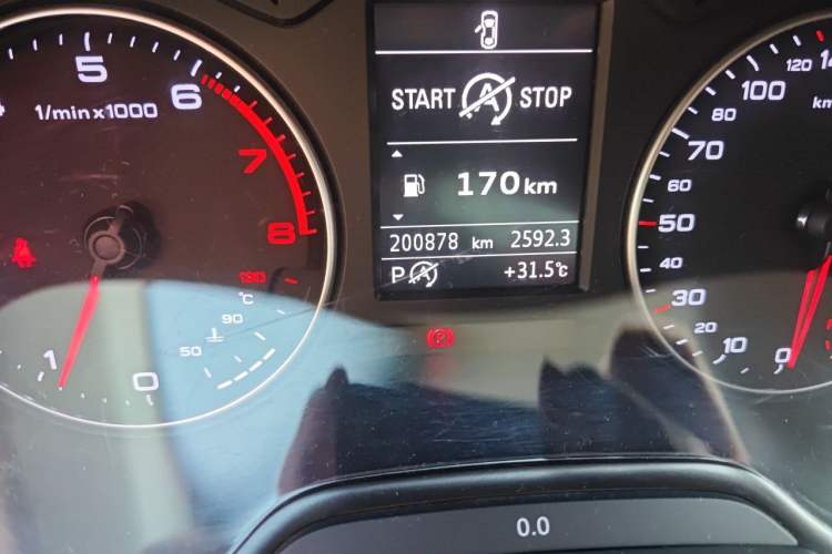 Used Audi A3 2014 Limousine 35 TFSI Automatic Comfort Model Odometer Close Up