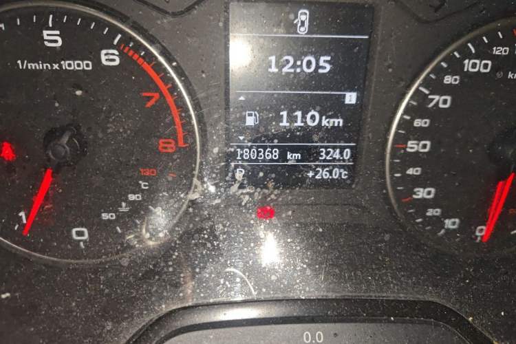 Used Audi A3 2014 Limousine 35 TFSI Automatic Advanced Model Odometer Close Up