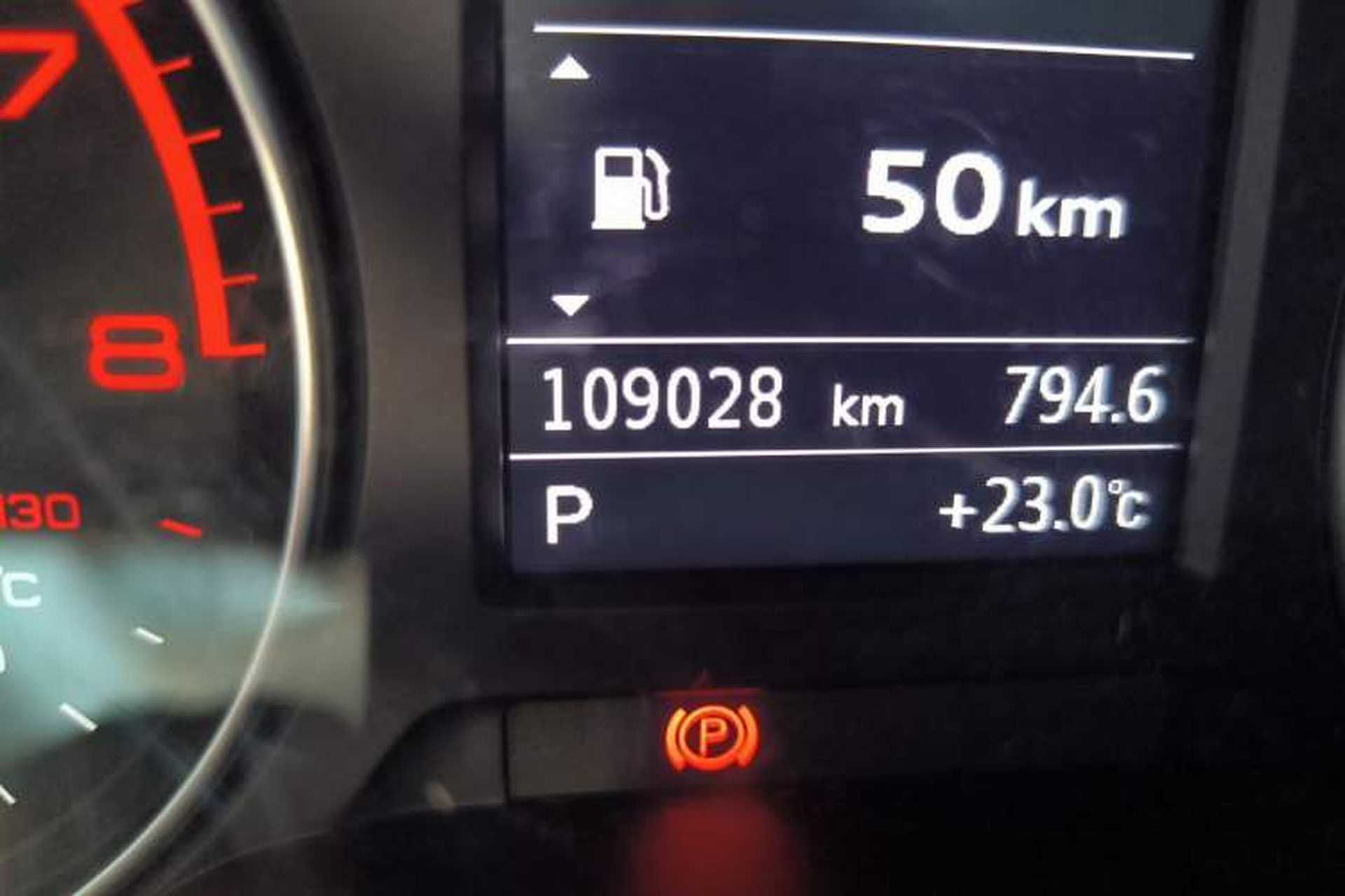 Used Audi A3 2014 Sportback 35 TFSI Automatic Comfort Model Odometer Close Up