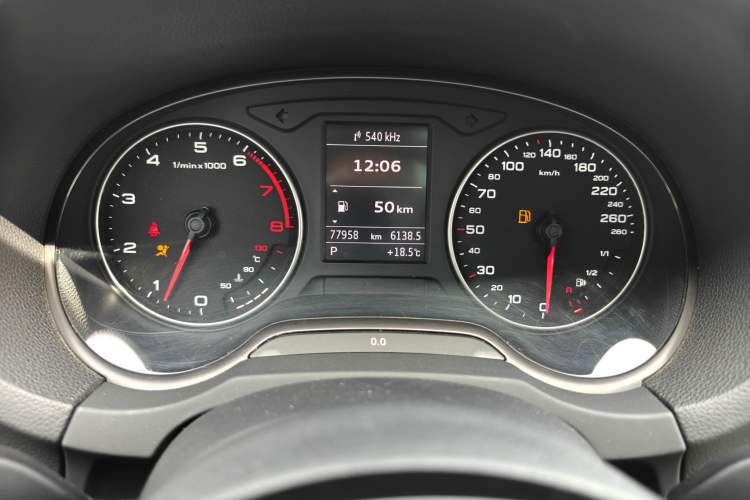 Used Audi A3 2014 Sportback 35 TFSI Automatic Style Edition Odometer Close Up