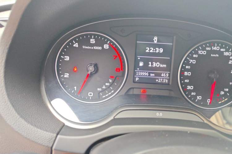 Used Audi A3 2014 Limousine 35 TFSI Automatic Comfort Model Odometer Close Up