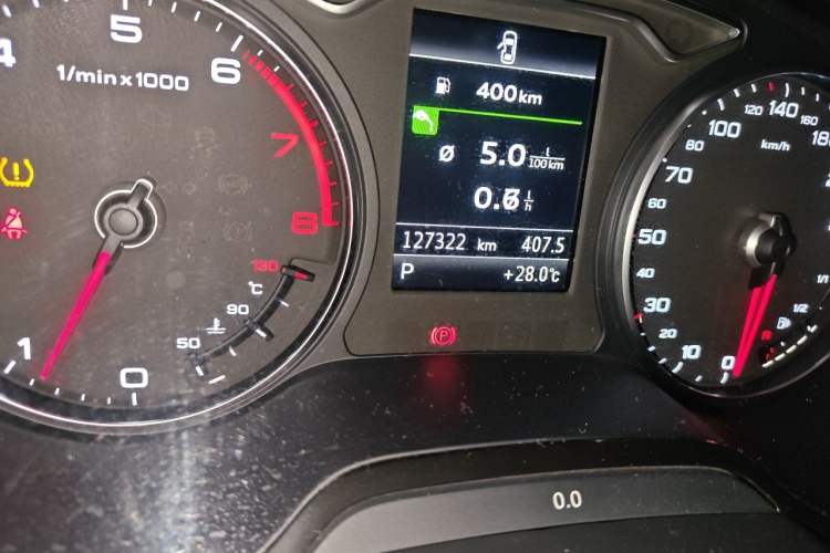 Used Audi A3 2014 Sportback 35 TFSI Automatic Ambition Edition Odometer Close Up