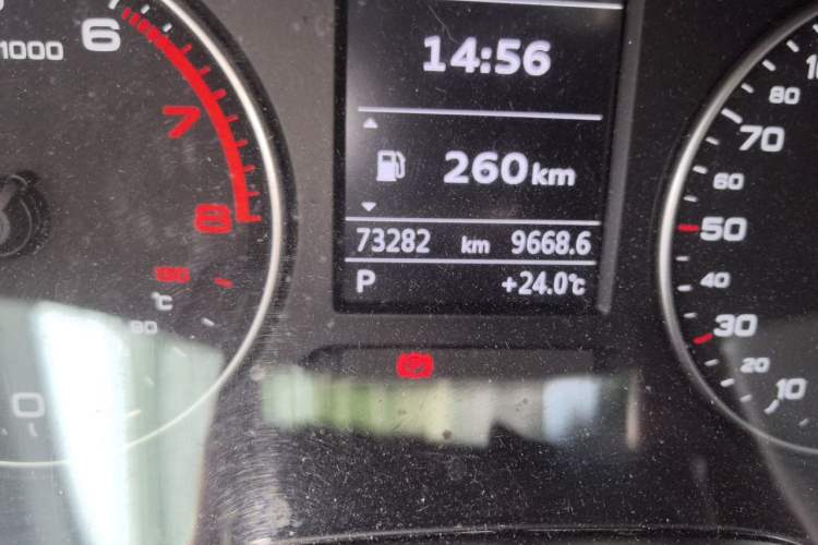 Used Audi A3 2014 Limousine 35 TFSI Automatic Comfort Model Odometer Close Up