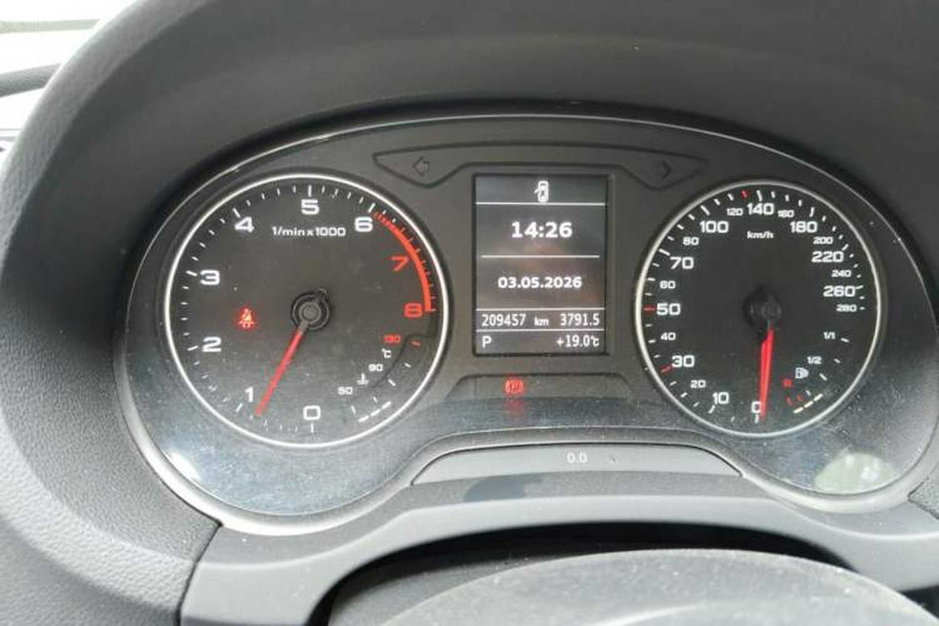 Used Audi A3 2014 Sportback 35 TFSI Automatic Style Edition Odometer Close Up