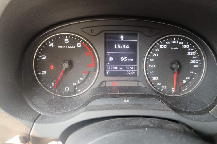 Used Audi A3 2014 Sportback 35 TFSI Automatic Comfort Model Odometer Close Up