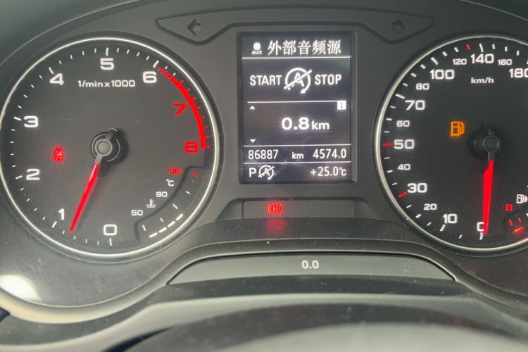 Used Audi A3 2014 Sportback 35 TFSI Automatic Style Edition Odometer Close Up