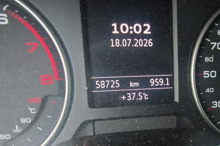 Used Audi A3 2014 Sportback 35 TFSI Automatic Style Edition Odometer Close Up