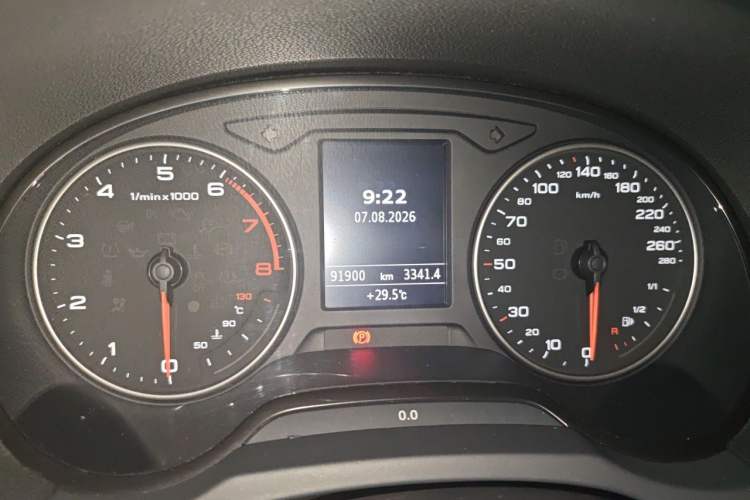 Used Audi A3 2014 Sportback 35 TFSI Automatic Ambition Edition Odometer Close Up