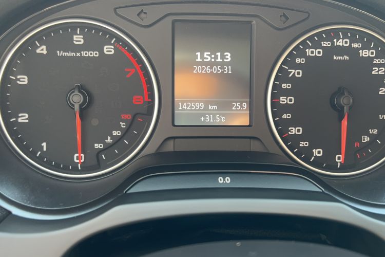 Used Audi A3 2014 Limousine 35 TFSI Automatic Comfort Model Odometer Close Up