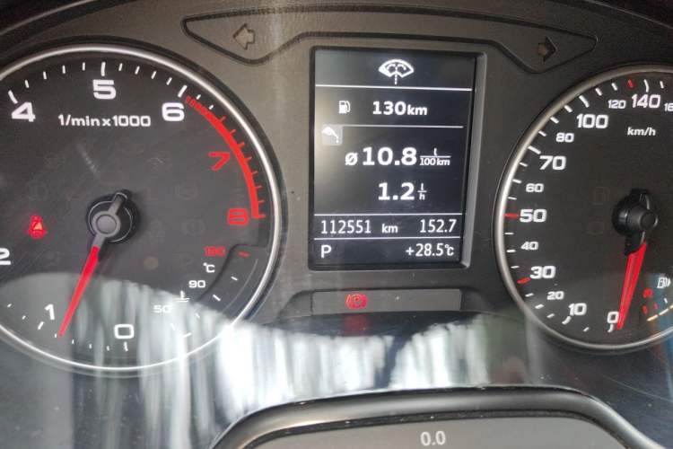 Used Audi A3 2014 Sportback 35 TFSI Automatic Style Edition Odometer Close Up