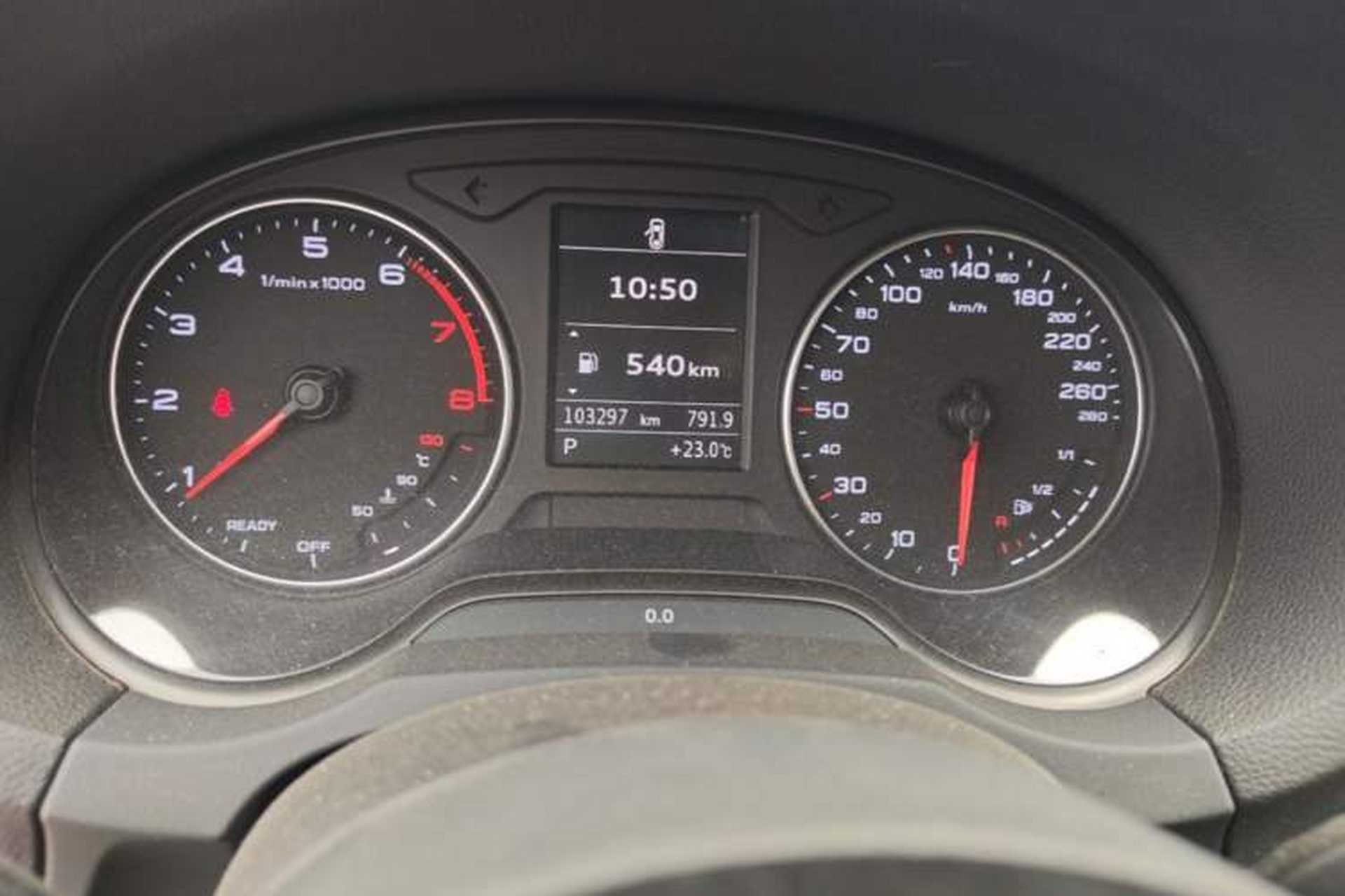 Used Audi A3 2014 Sportback 35 TFSI Automatic Style Edition Odometer Close Up