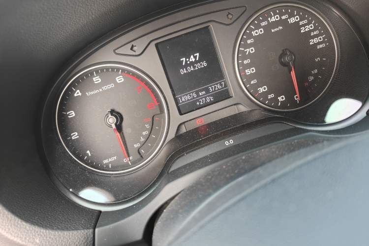 Used Audi A3 2014 Sportback 35 TFSI Automatic Ambition Edition Odometer Close Up