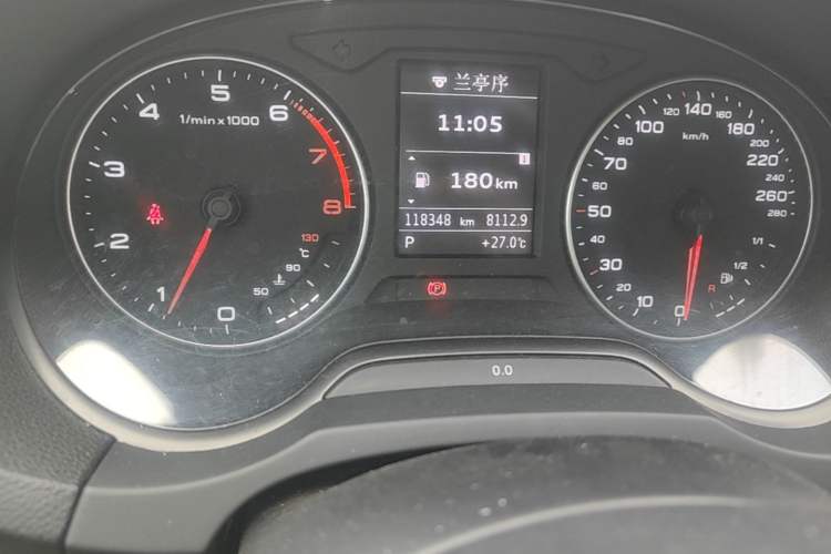 Used Audi A3 2014 Sportback 35 TFSI Automatic Ambition Edition Odometer Close Up