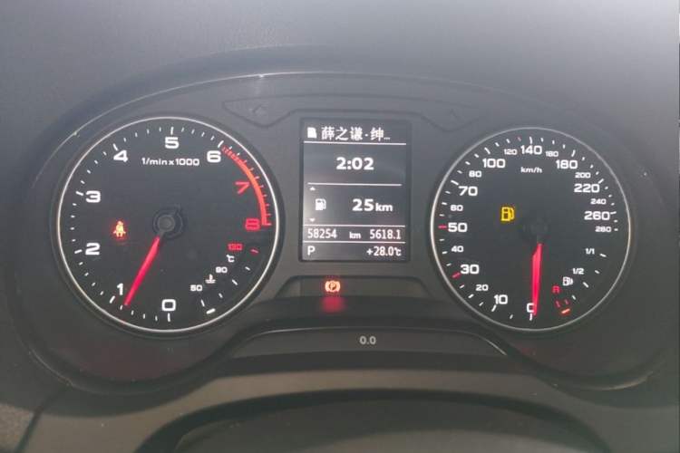 Used Audi A3 2014 Sportback 35 TFSI Automatic Style Edition Odometer Close Up