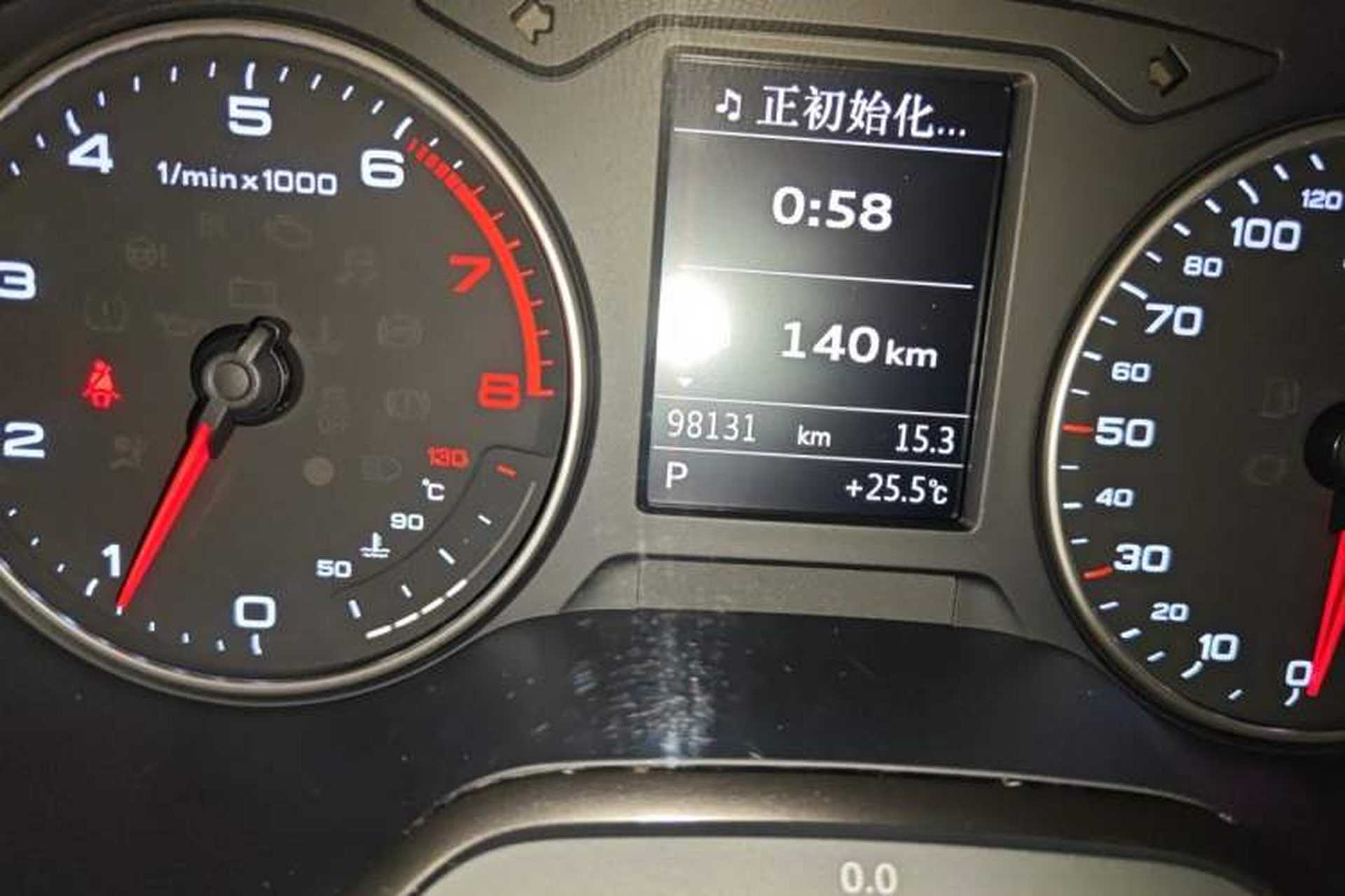 Used Audi A3 2014 Sportback 35 TFSI Automatic Ambition Edition Odometer Close Up