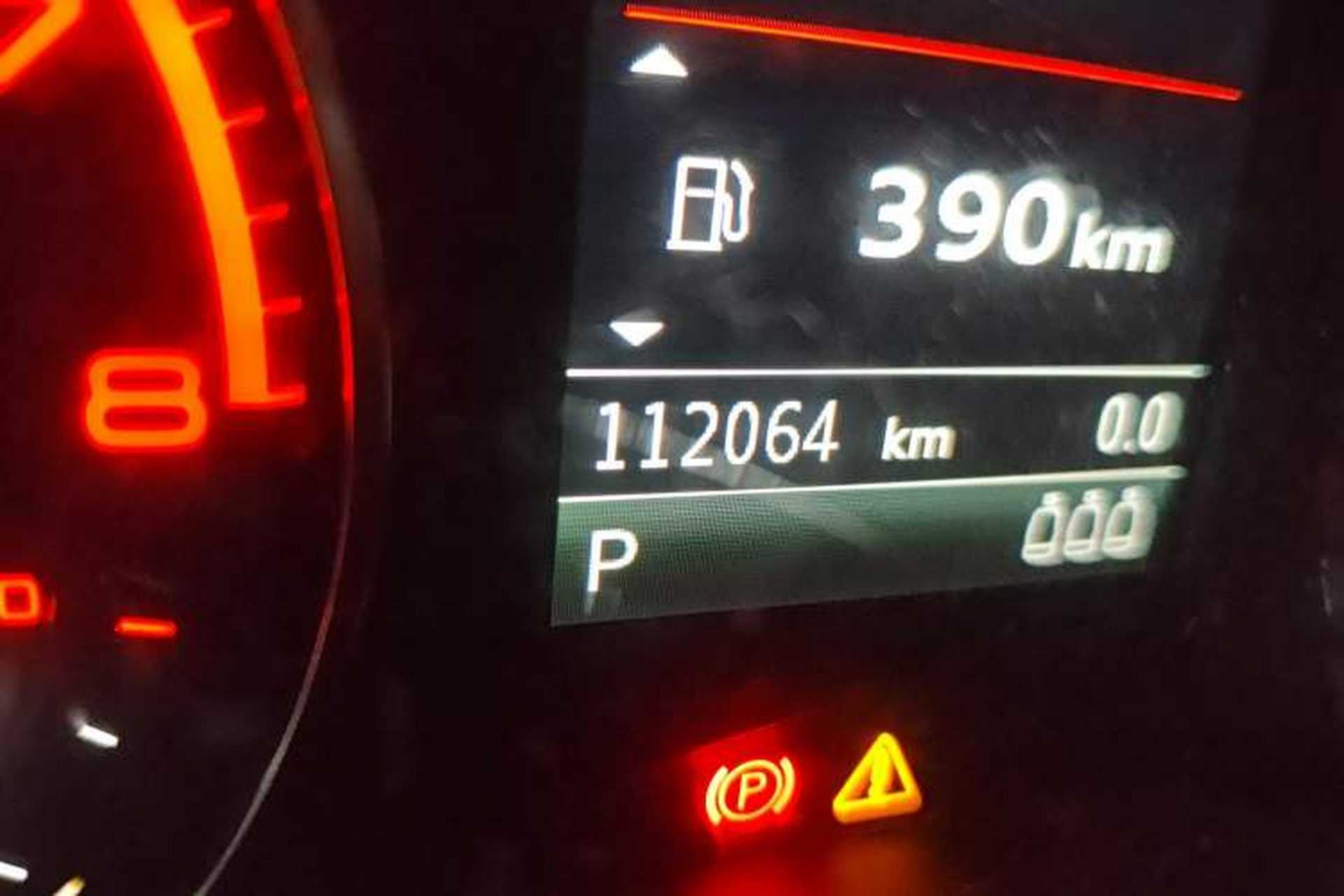 Used Audi A3 2014 Limousine 40 TFSI S line Comfort Model Odometer Close Up