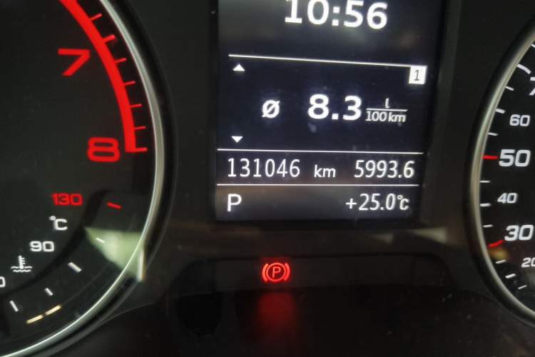 Used Audi A3 2014 Sportback 35 TFSI Automatic Ambition Edition Odometer Close Up