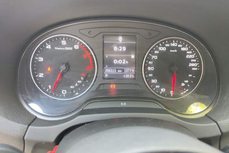 Used Audi A3 2014 Limousine 35 TFSI Automatic Comfort Model Odometer Close Up