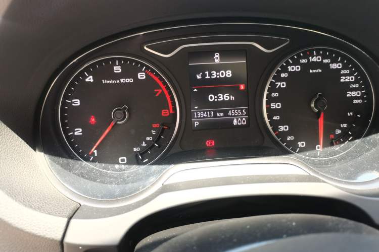 Used Audi A3 2014 Sportback 40 TFSI S line Luxury Model Odometer Close Up