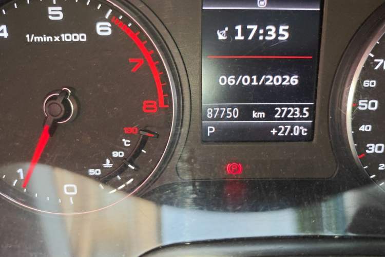 Used Audi A3 2014 Sportback 40 TFSI S line Luxury Model Odometer Close Up