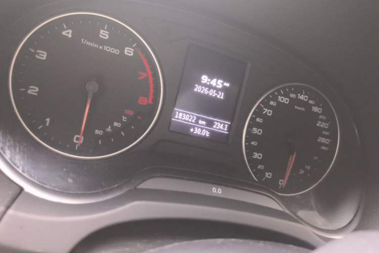Used Audi A3 2014 Sportback 35 TFSI Automatic Ambition Edition Odometer Close Up