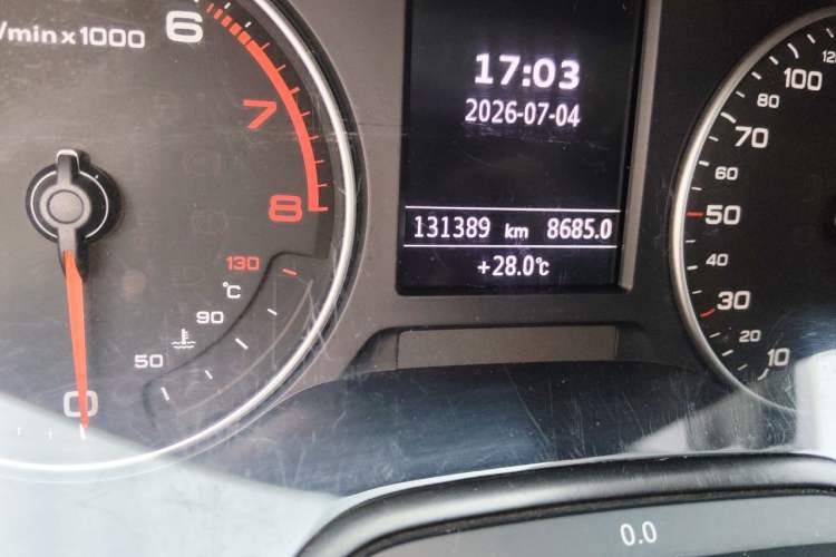 Used Audi A3 2014 Sportback 35 TFSI Automatic Style Edition Odometer Close Up