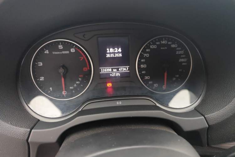 Used Audi A3 2014 Limousine 35 TFSI Automatic Comfort Model Odometer Close Up