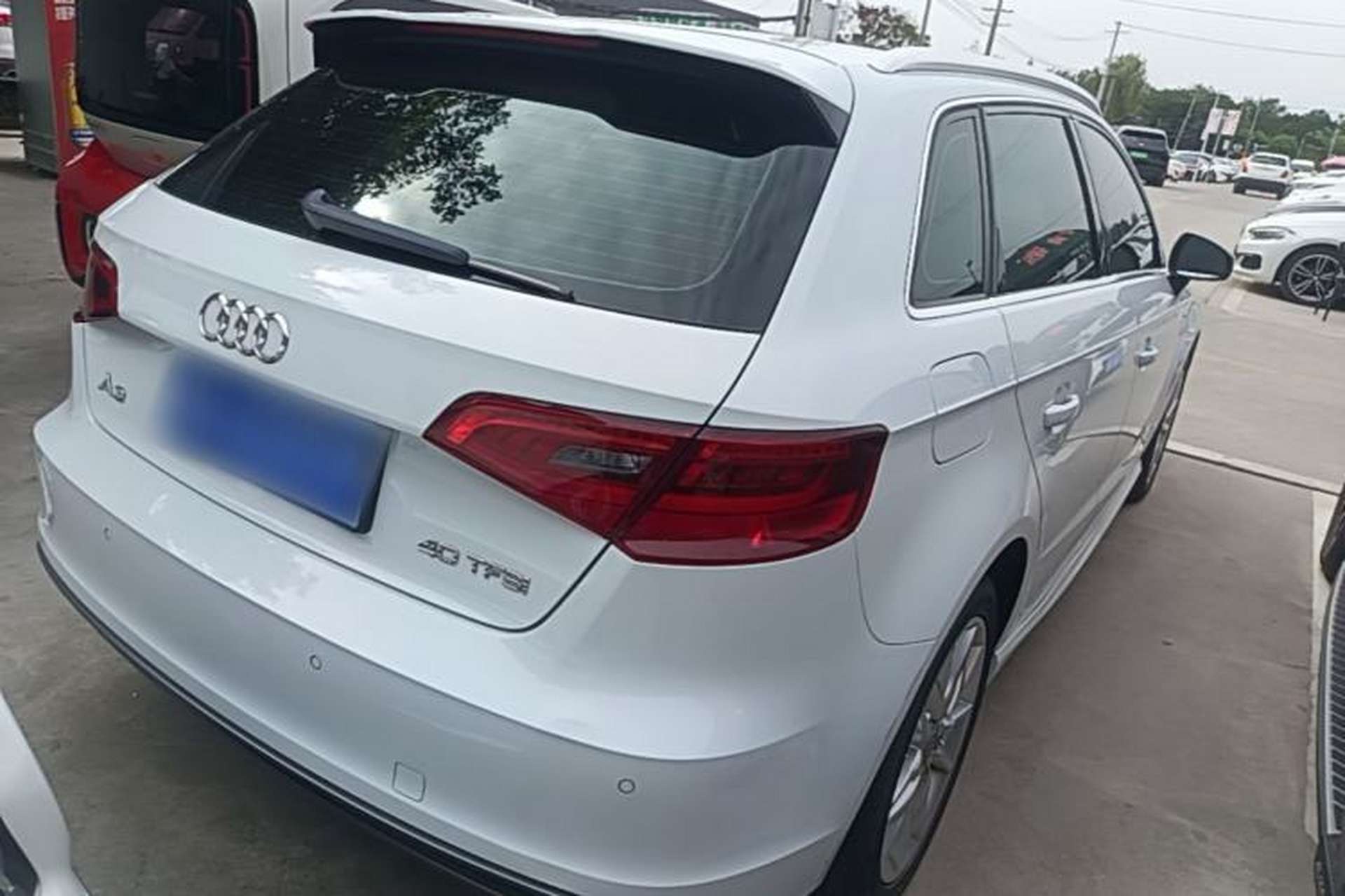Used Audi A3 2014 Sportback 40 TFSI S line Comfort Model Rear Right 45 Deg