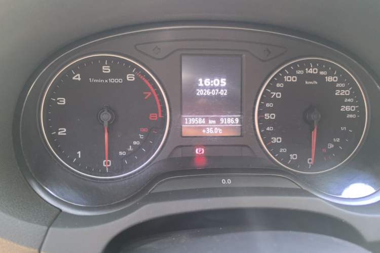 Used Audi A3 2014 Sportback 35 TFSI Automatic Comfort Model Odometer Close Up