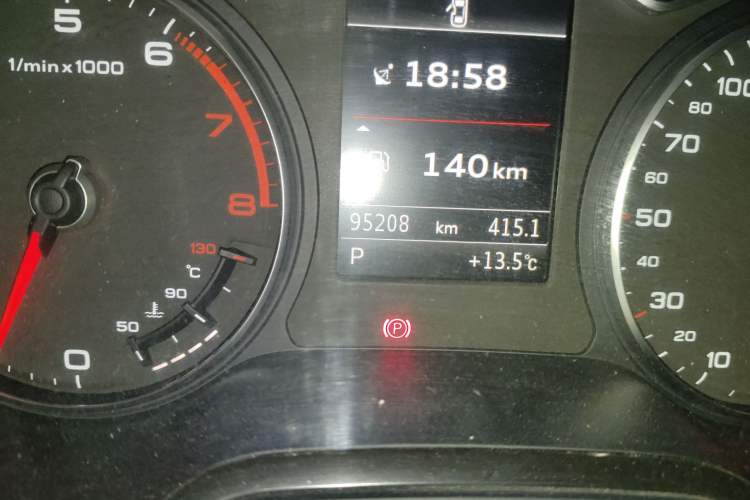 Used Audi A3 2015 Cabriolet 40 TFSI Odometer Close Up