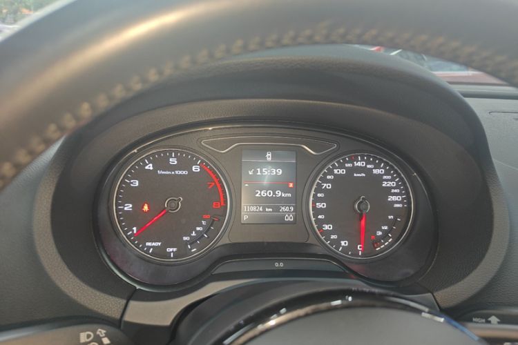 Used Audi A3 2015 Cabriolet 40 TFSI Odometer Close Up