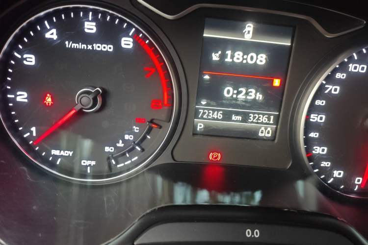 Used Audi A3 2015 Cabriolet 40 TFSI Odometer Close Up