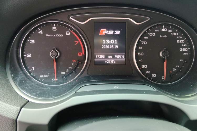 Used Audi A3 2015 Sportback 45 TFSI S line sports model Odometer Close Up