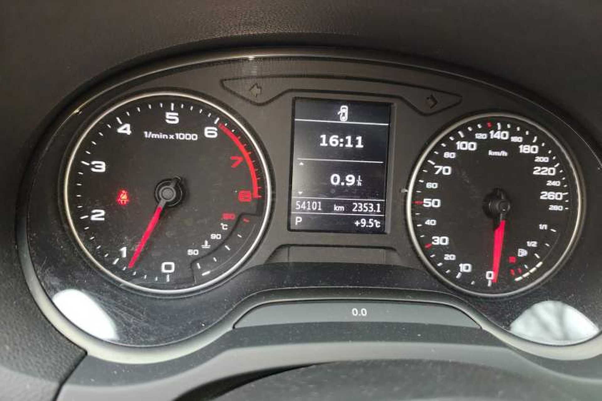 Used Audi A3 2015 Sportback 35 TFSI Millionth Anniversary Comfort Model Odometer Close Up