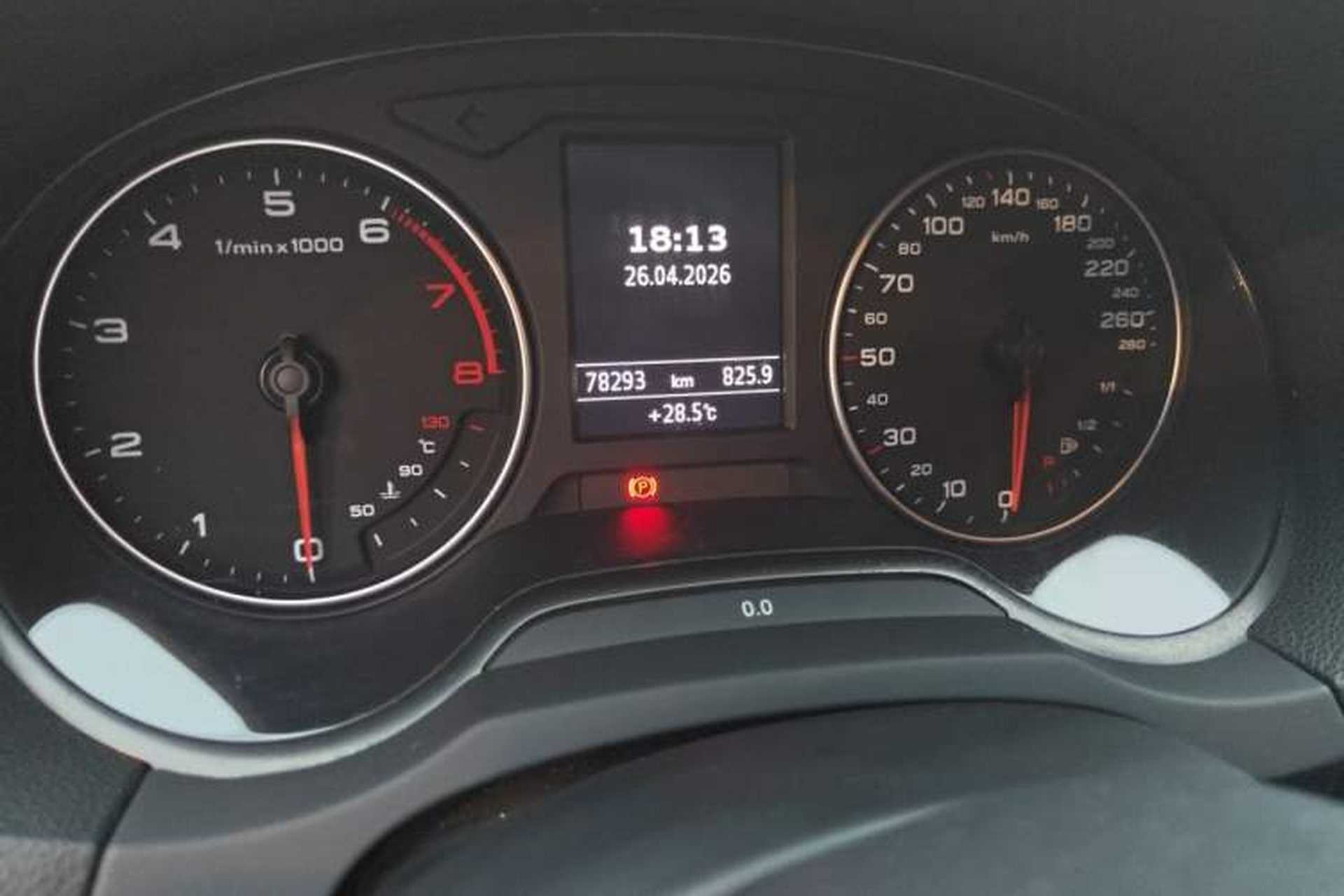 Used Audi A3 2015 Sportback 35 TFSI Millionth Anniversary Intelligent Leading Model Odometer Close Up