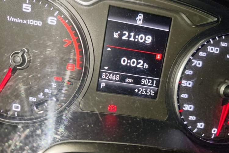 Used Audi A3 2015 Sportback 40 TFSI Automatic Comfort Model Odometer Close Up