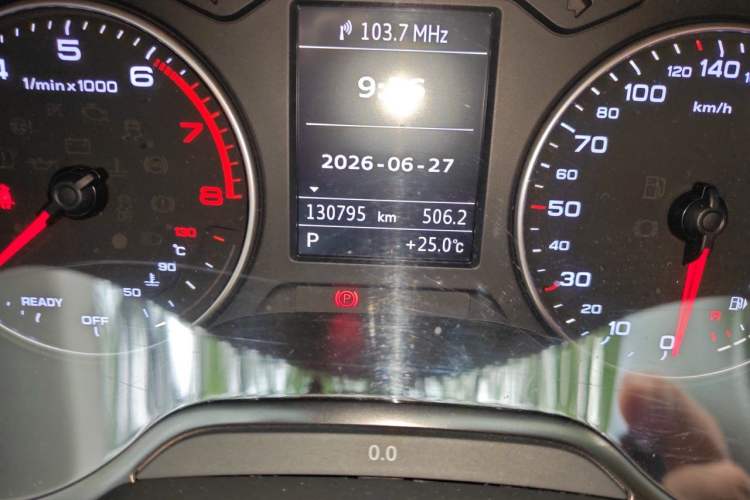 Used Audi A3 2015 Limousine 35 TFSI Millionth Anniversary Intelligent Leading Model Odometer Close Up